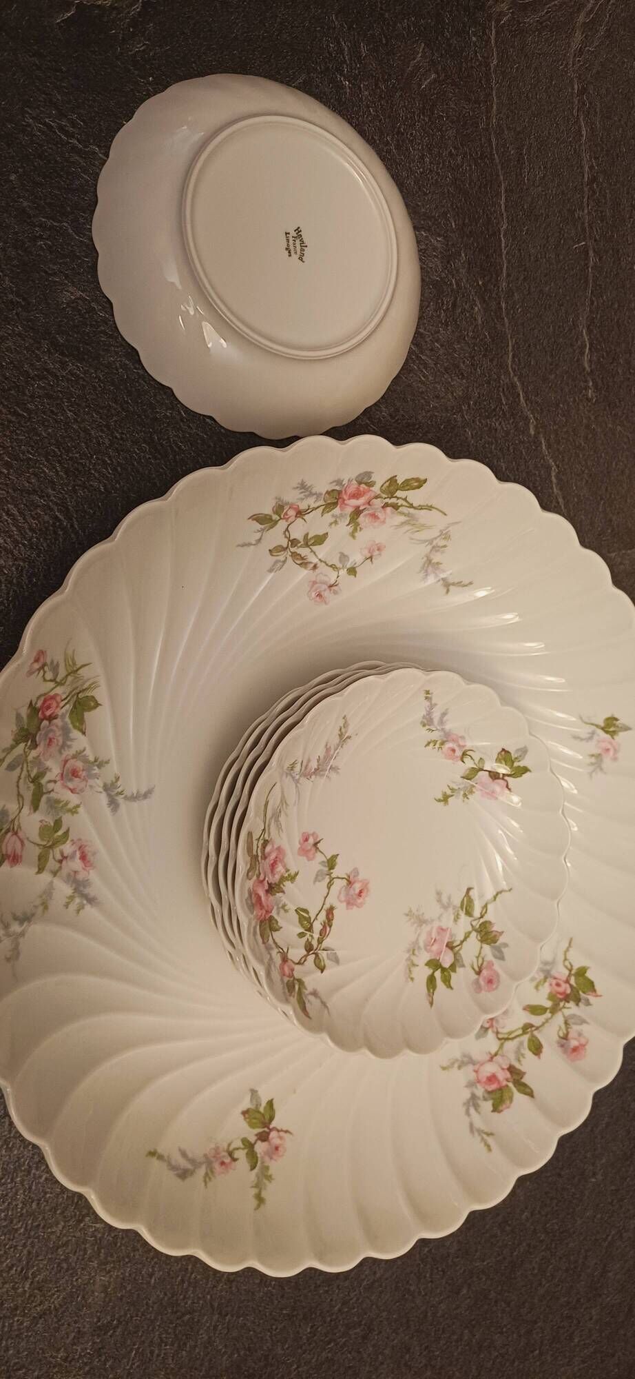 Fruit bowl set and cups