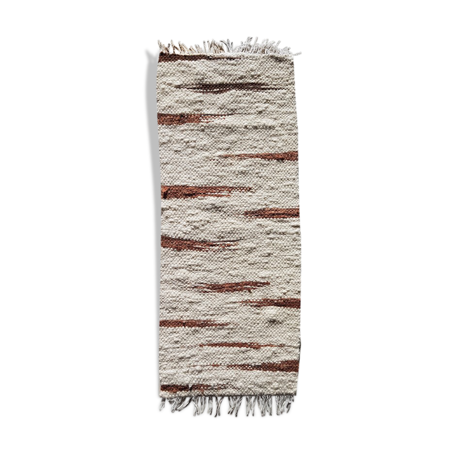 Vintage wool atisanal carpet