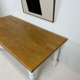 Ivory white base farmhouse table