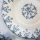 Lot 6 assiettes creuses dépareillées Terre de fer