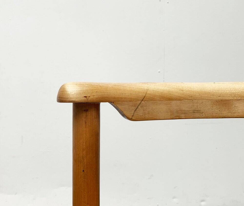 Mid-century wooden chair set of 2, 1960s