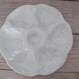 Assiette à huitres de Gien en faïence