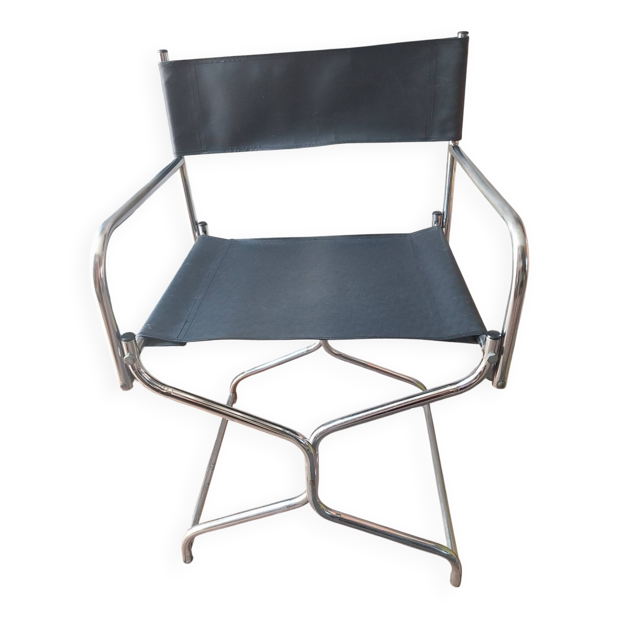 Chaise pliante tubulaire