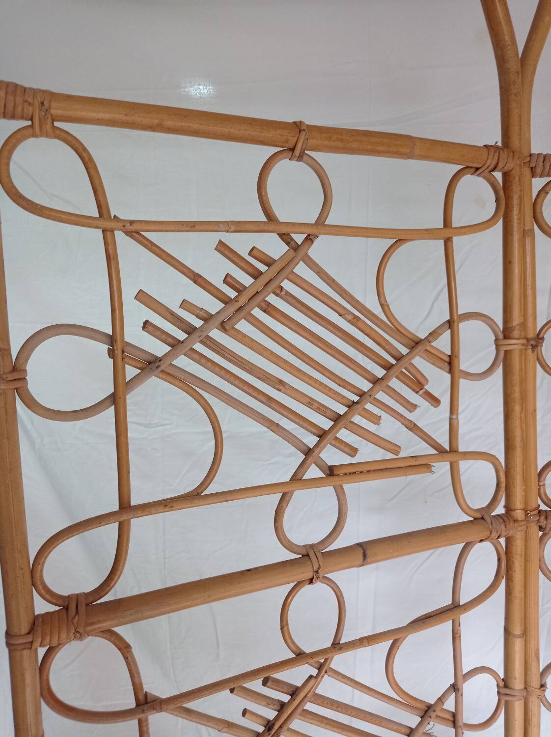 Rattan and wicker screen