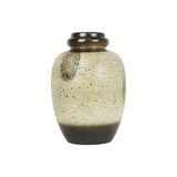 Fat Lava Vase XXL West Germany Scheurich Cream Brown 286-51