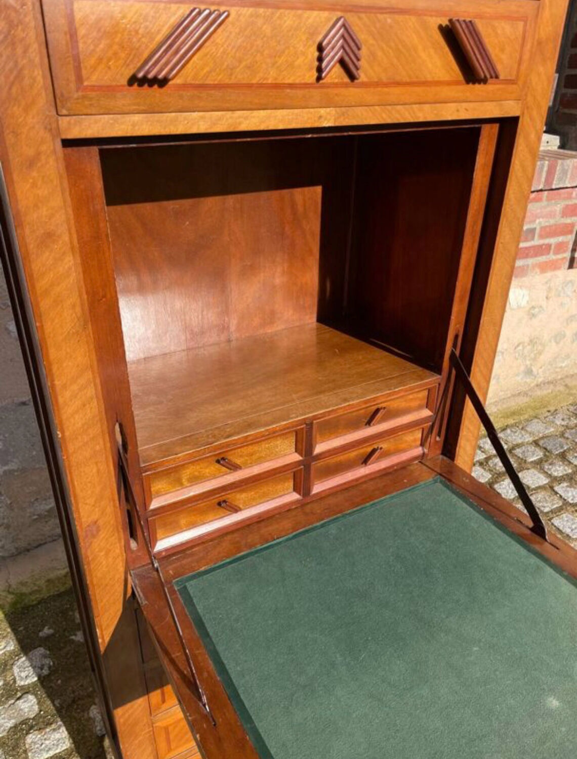 Vintage wooden secretary