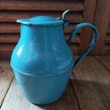 Broc Pitcher Metal Patinated Blue Enameled dpmc 0923214