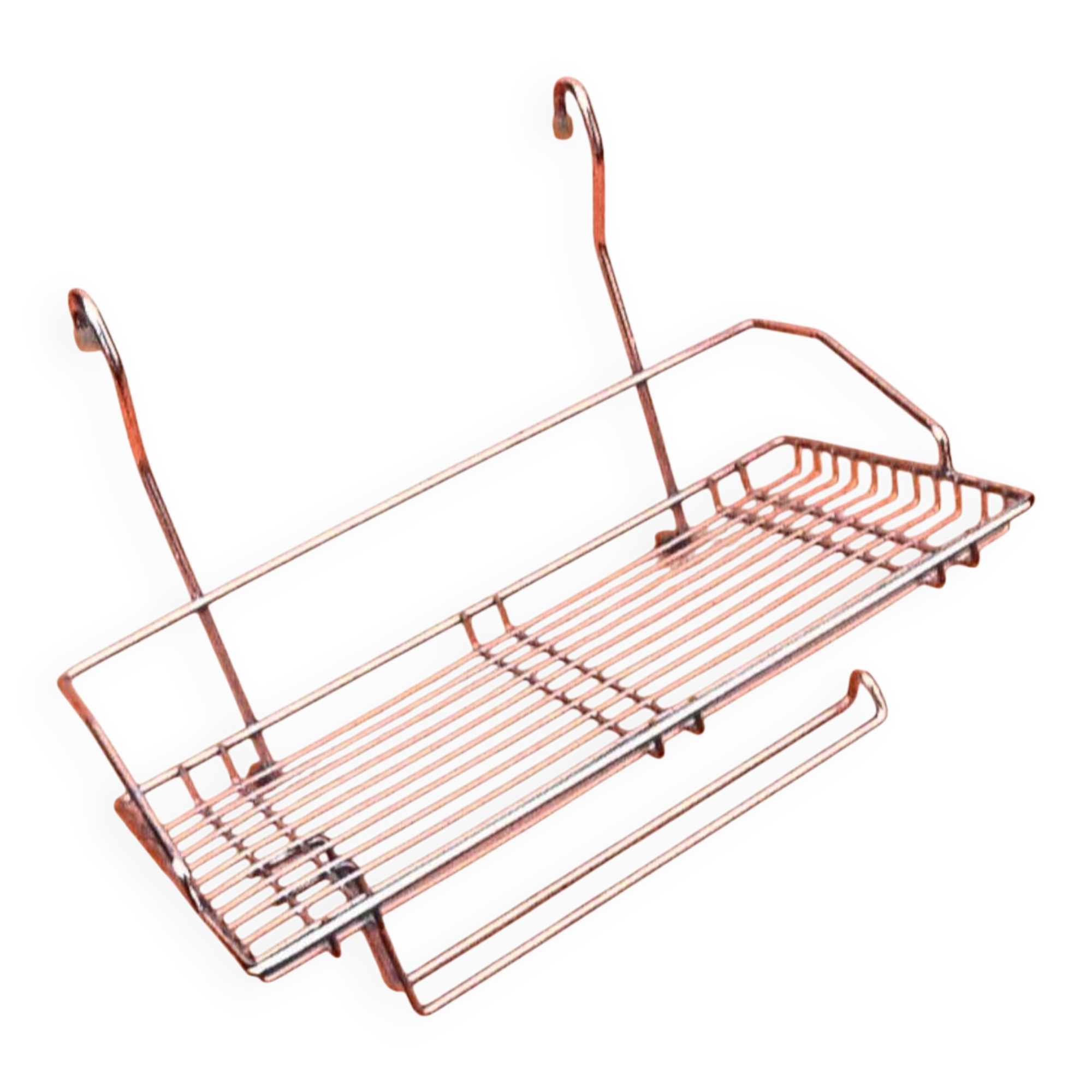 Etagère de cuisine avec porte-rouleau essuie-tout