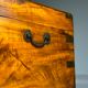 Campaign chest 19th century camphor antique
