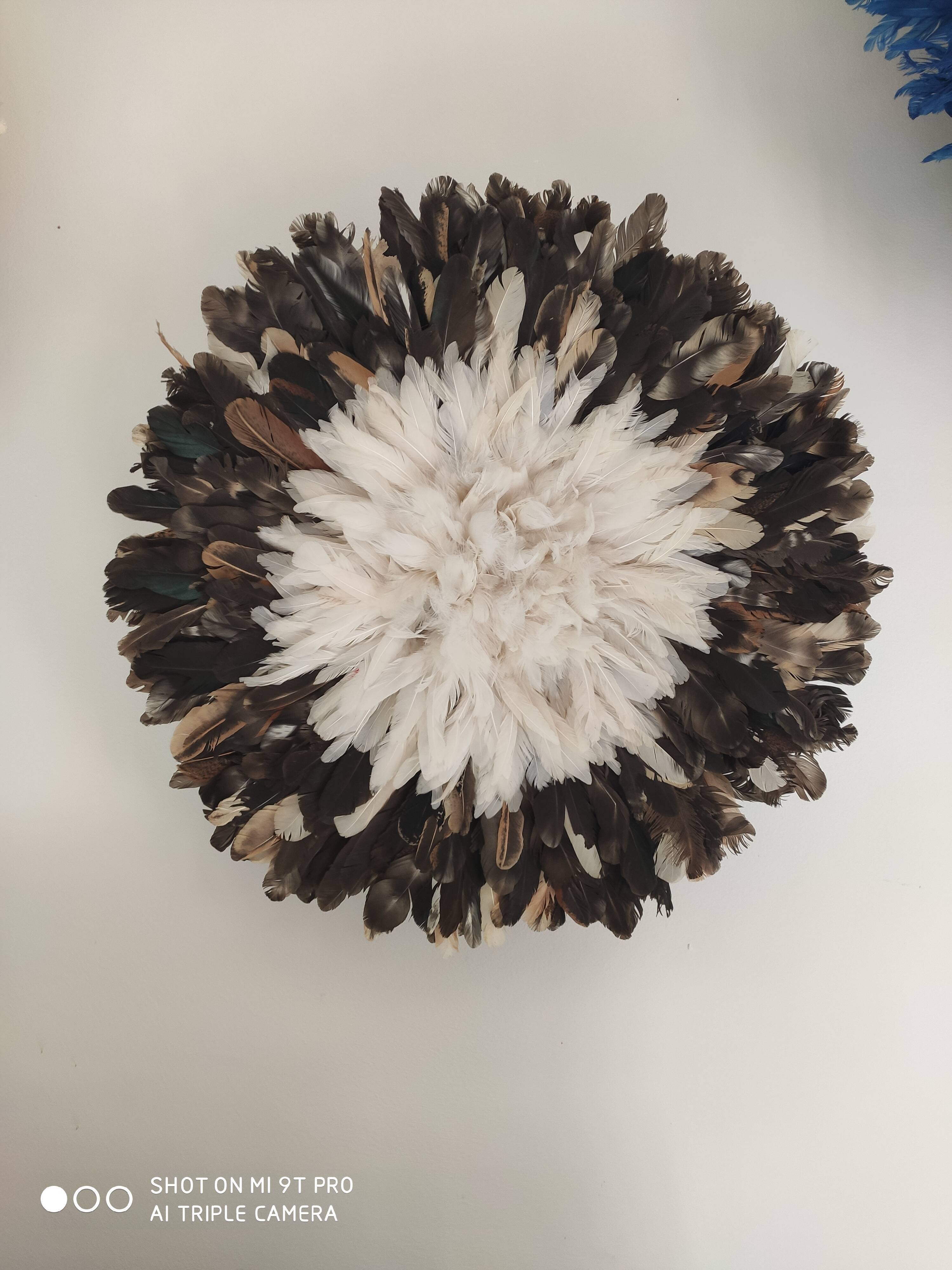 Juju hat white and brown 50cm