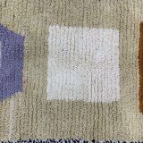 Traditional handmade wool rug, size 100 x 200 cm