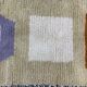 Traditional handmade wool rug, size 100 x 200 cm
