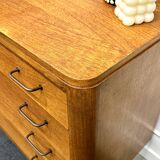 Vintage chest of drawers with compass feet