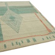 Tapis Oushak turc fait main 197 cm x 300 cm