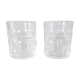 2 mini vintage whiskey glass