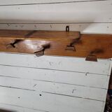 Wooden coat rack, 7 hooks