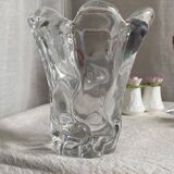 Vintage DAUM crystal vase from the 1960s