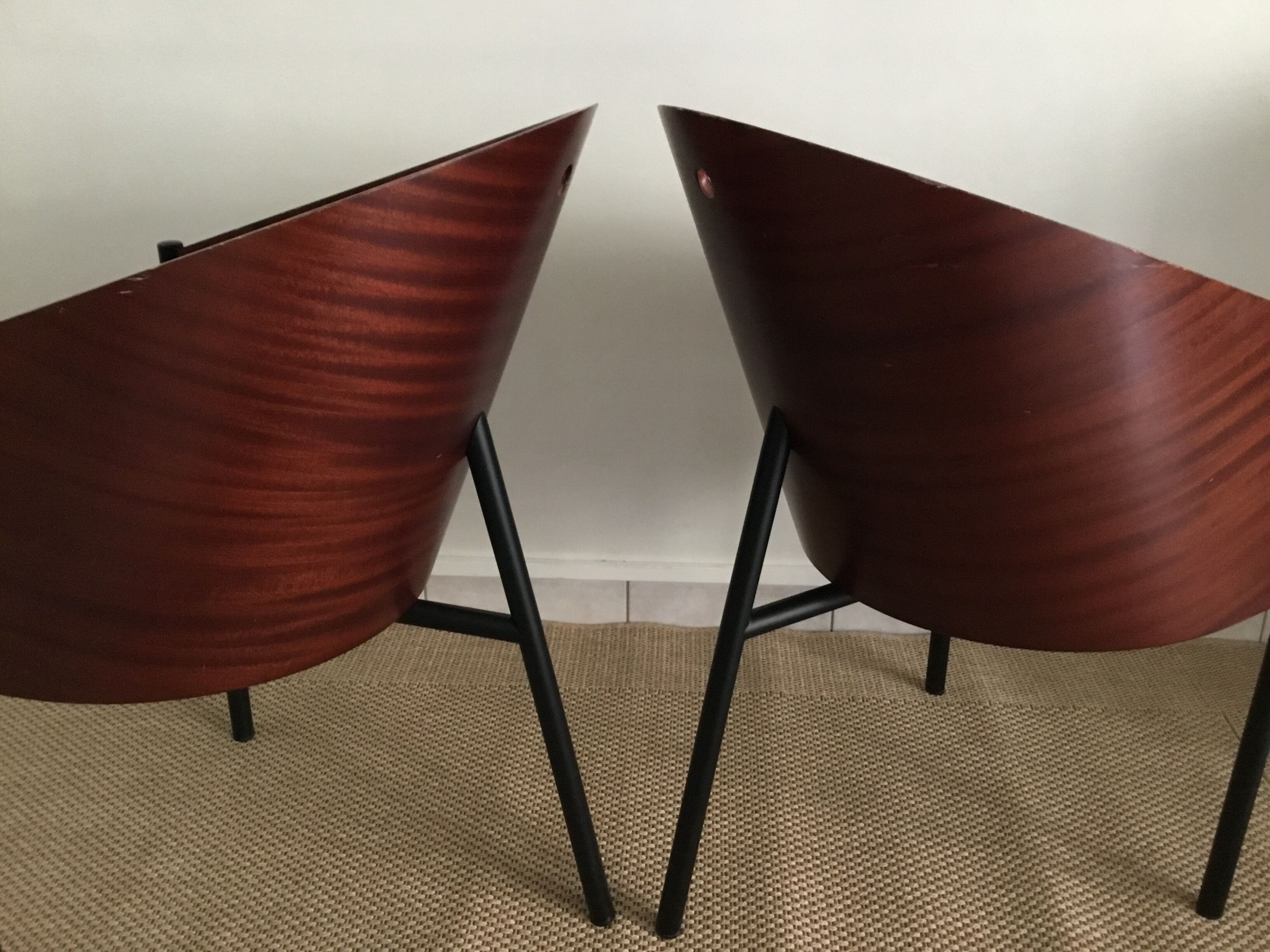 Pair of Costes chairs by Philippe Starck