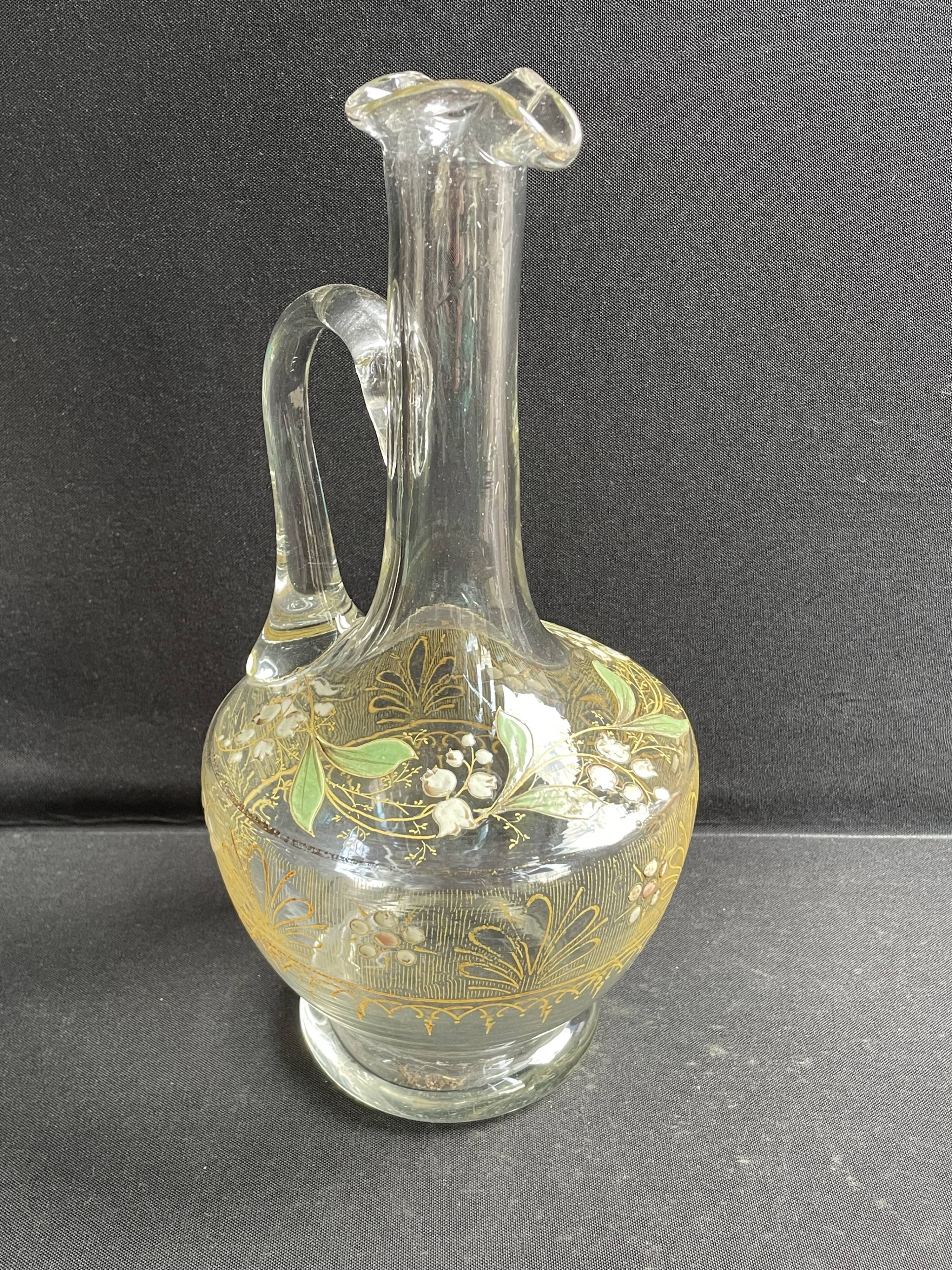 3343 - 3344 – Enamelled jug attributed to FT Legras End of 19th century