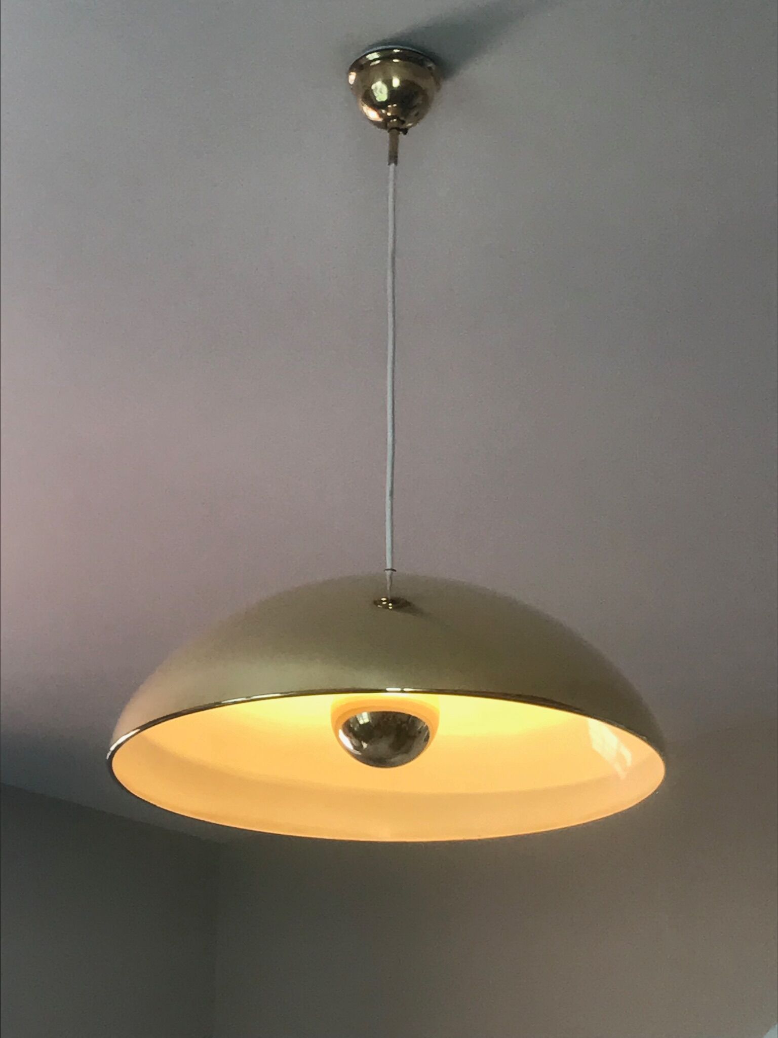 Hanging lamp brass 60