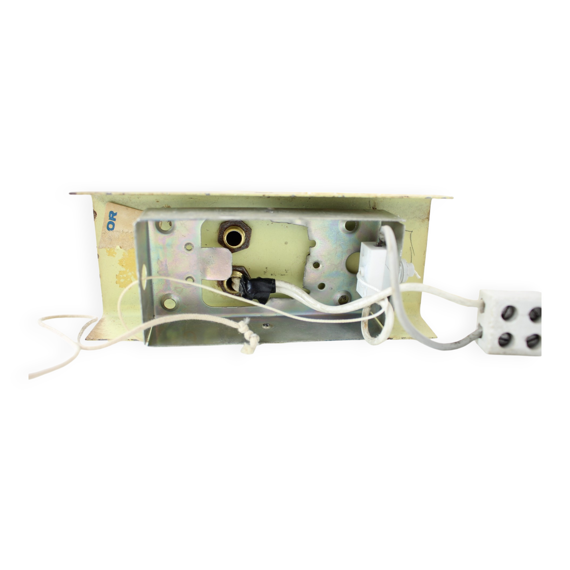 1970s Pair of Two Wall Lamps with Glass Shades, Czechoslovakia