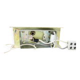 1970s Pair of Two Wall Lamps with Glass Shades, Czechoslovakia