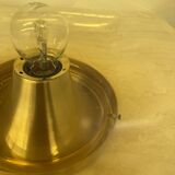 Mid-century Dijkstra  glass ceiling lamp space age, 1970’s