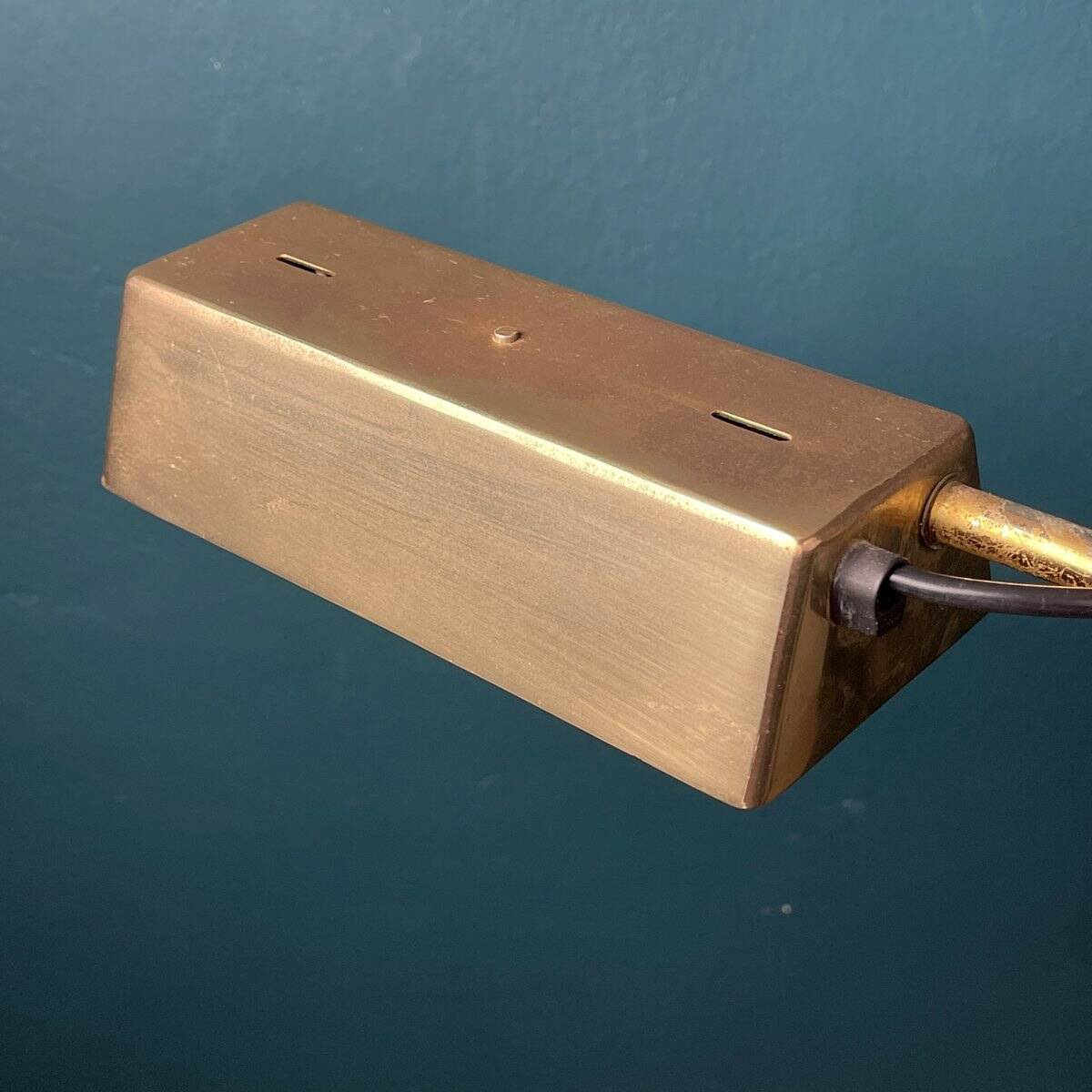 Italian brass floor lamp from the mid-century by Relux Milano, 1970s.