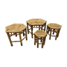 Bamboo trundle tables
