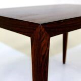 Side table in rosewood by Severin Hansen for Haslev, Denmark, 1960.