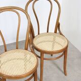 Chaise de bistrot vintage en bois courbé