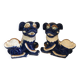Vintage Chinese food dog ceramic Chinese blue and white dogs foo