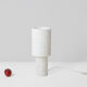 Pair of alabaster lamps, contemporary work