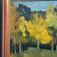 Swedish Oil on Panel – “Höst” by Ann‑Marie Ekbom Wikström