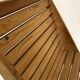 Wooden garden chair folding from the 70s in the Netherlands