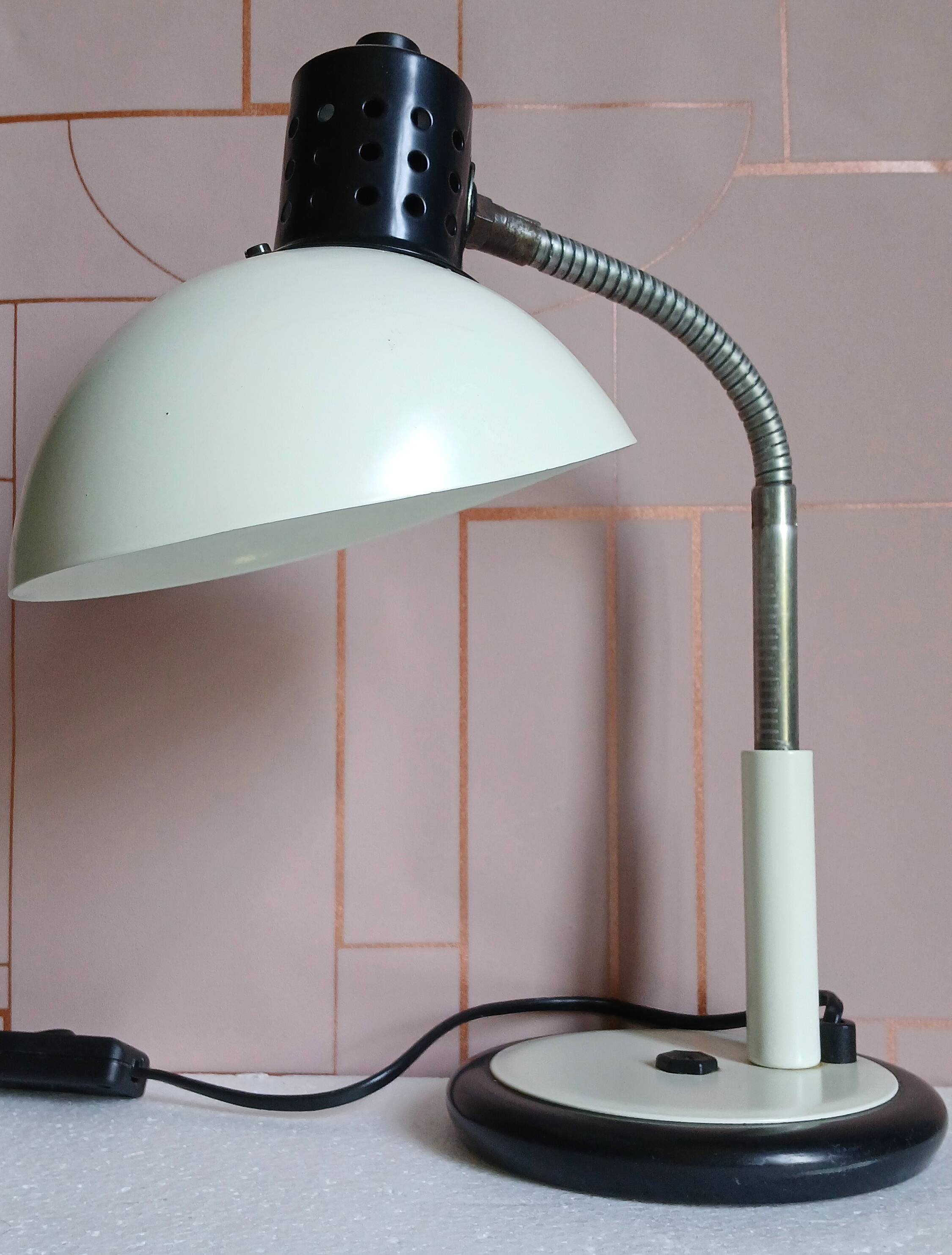 Aluminor desk lamp, France circa 1980