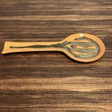 Pair of entirely handmade ceramic spoons.