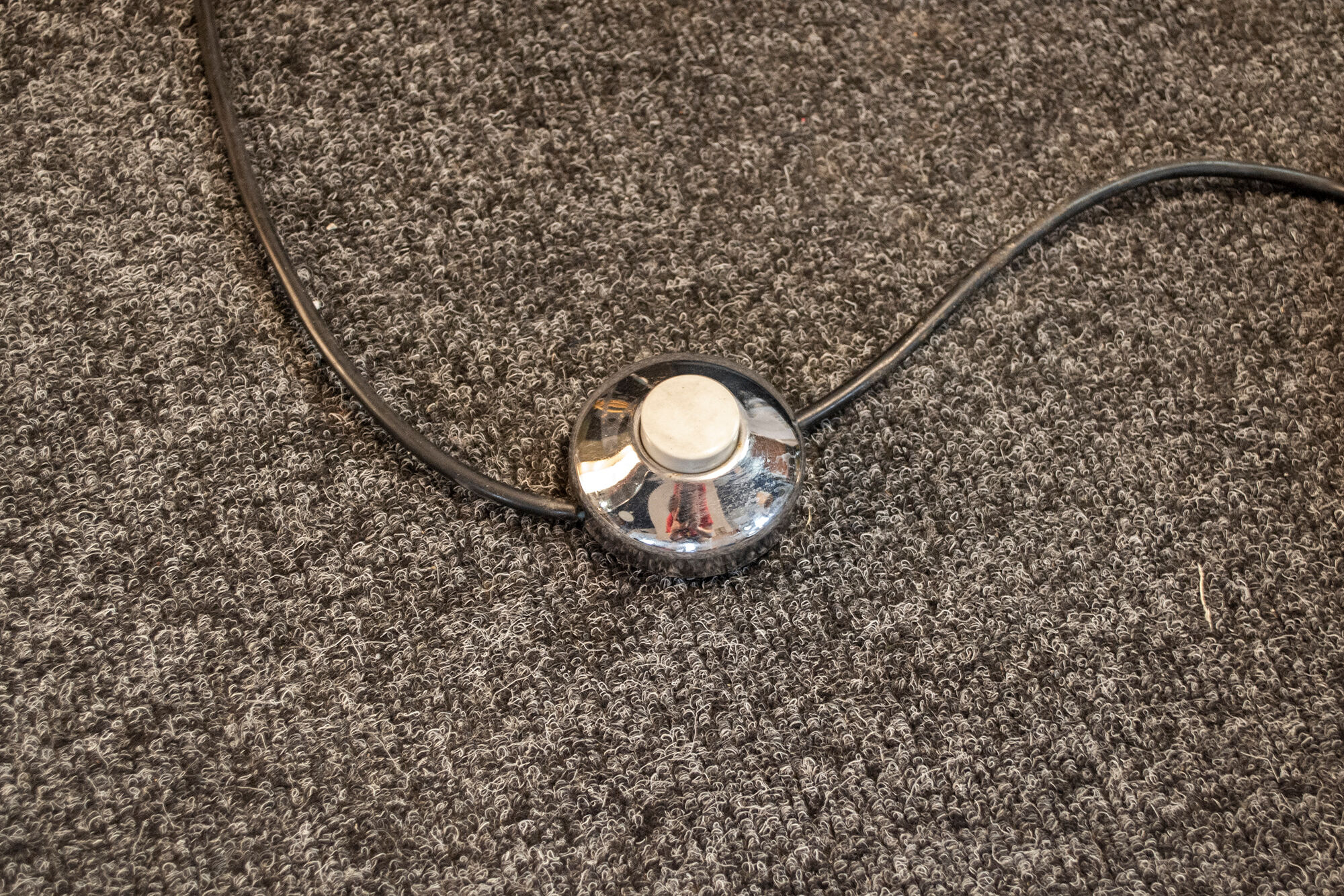 Medusa floor lamp in Murano glass scavo by Alfredo Barbini Italia 1964