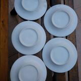 Dessert plates with flowers