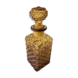 Vintage amber glass carafe