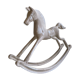 Cheval à bascule en plâtre