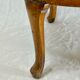 Fauteuil bas anglais en bois ajouré à assise cannée, 19e siècle
