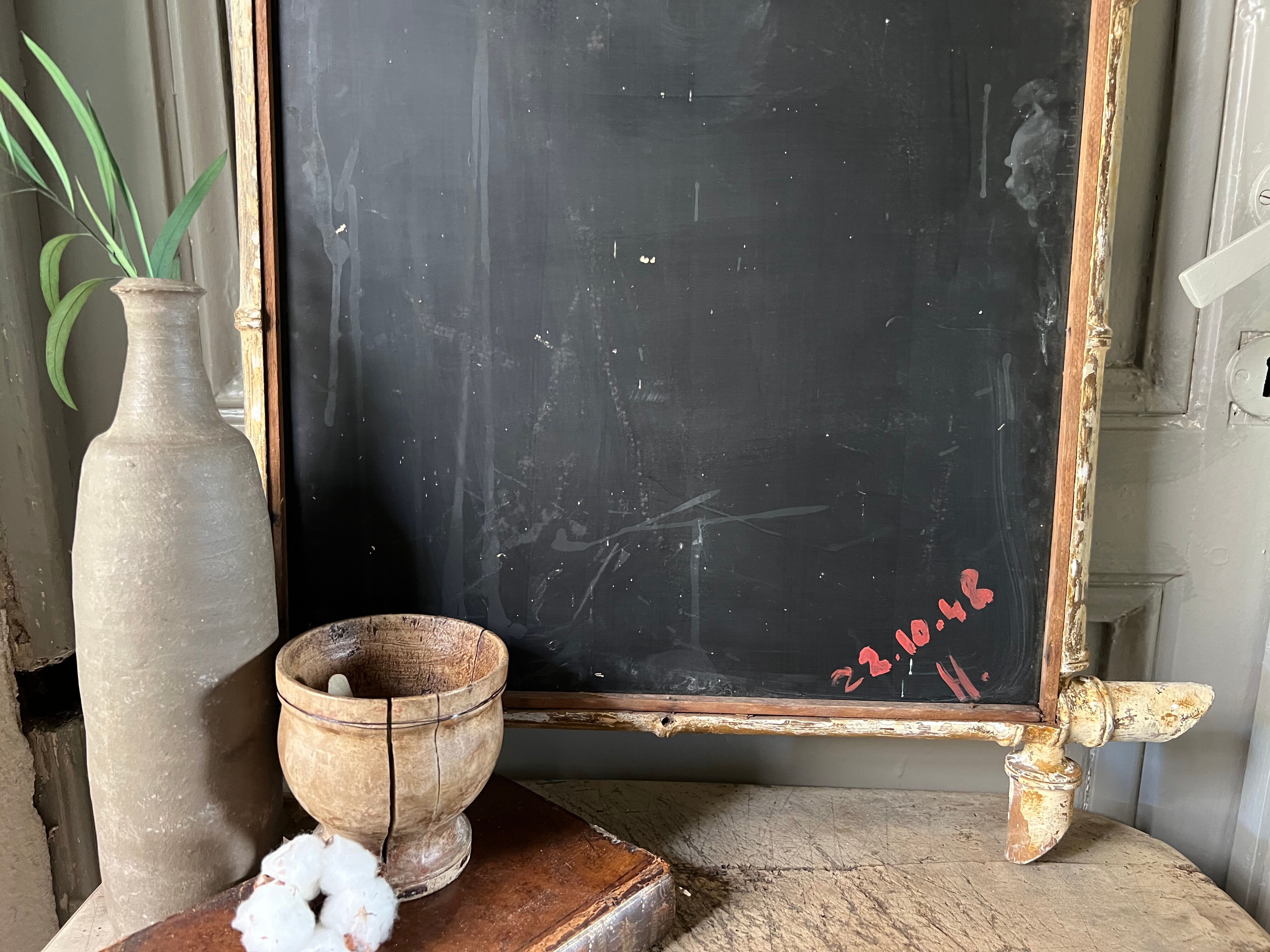 Miroir vintage bambou