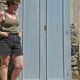 Renovated and distressed antique Parisian wardrobe | Gabrielle