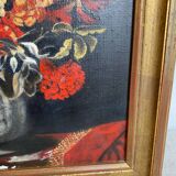 Oil painting, still life on canvas