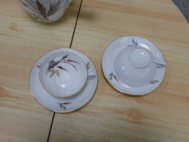 Service has coffee porcelain patterns vintage 1960 corn cobs