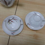 Service has coffee porcelain patterns vintage 1960 corn cobs
