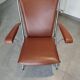 Folding chair attributed to A. Monpoix, modernist design, mid-century, vintage.