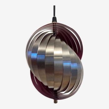 Space age ceiling light by Henri Mathieu for LYFA, Denmark 1970s.
