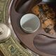World map / standing globe bar, decorative work with an antique inspiration.